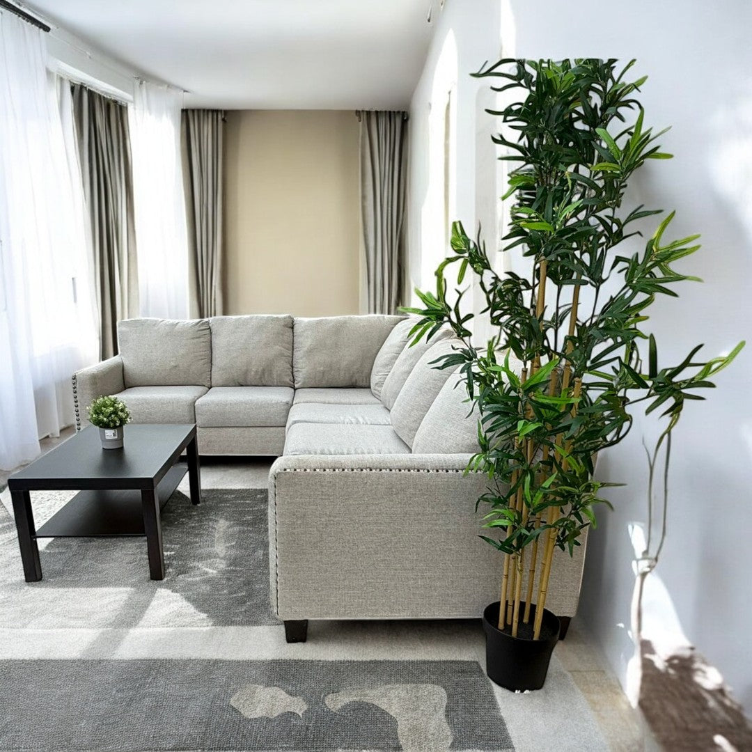 Beige Sectional Couch