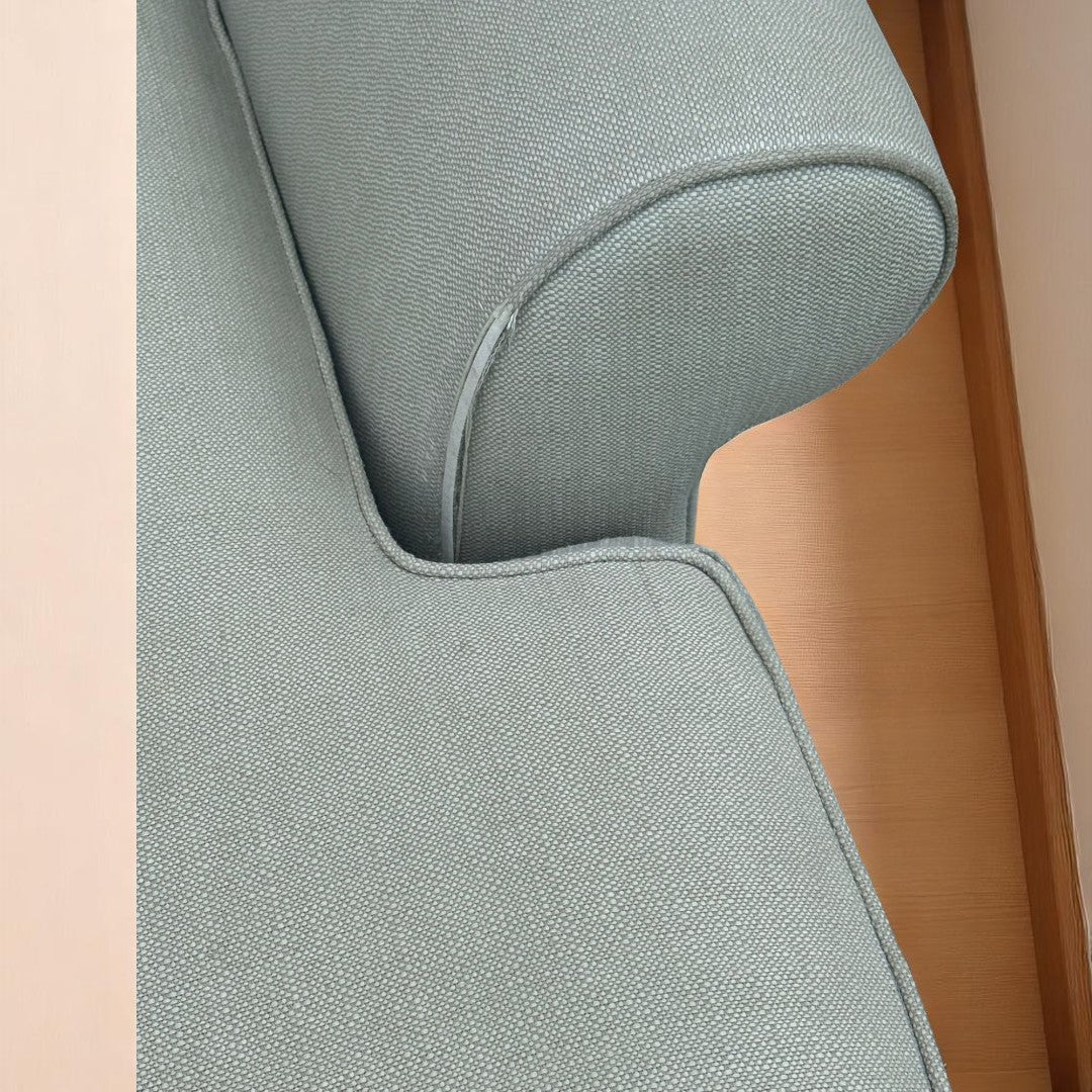 (🚚 Delivery Available) Ethan Allen Beige Sectional Sofa Couch