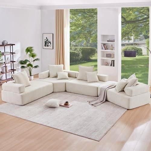 Modular Sectional Sofa for 8 People