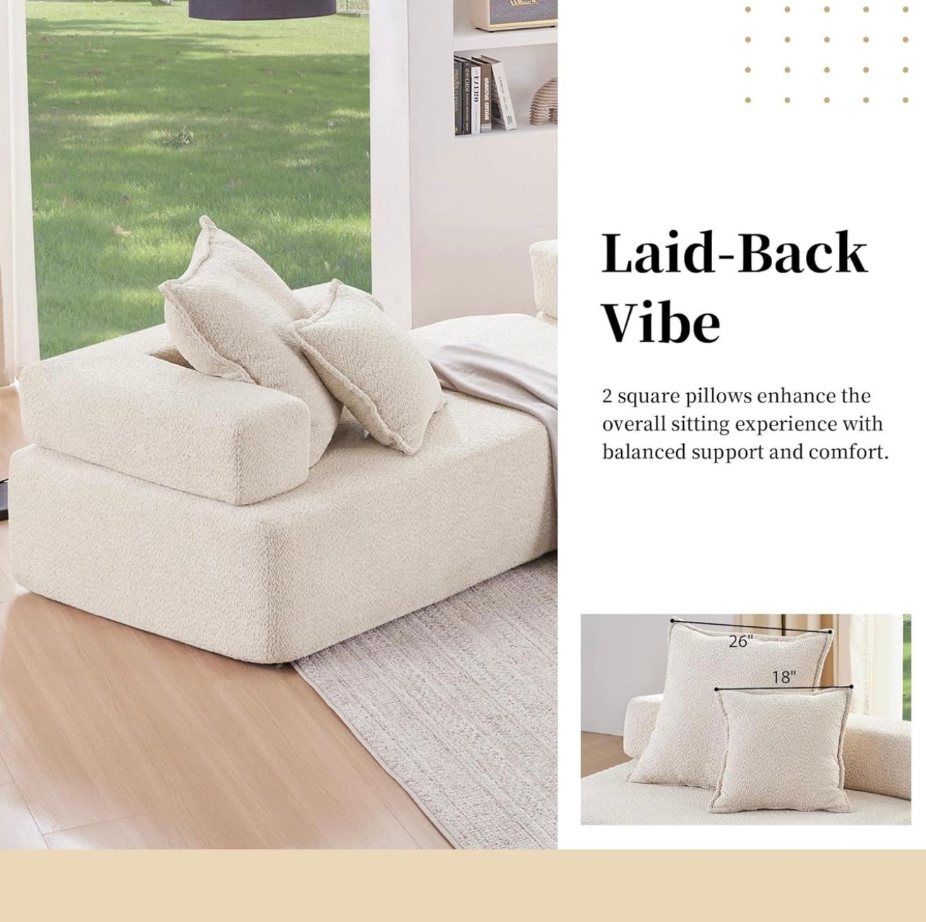 Modular Sectional Sofa for 8 People